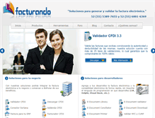 Tablet Screenshot of facturando.mx